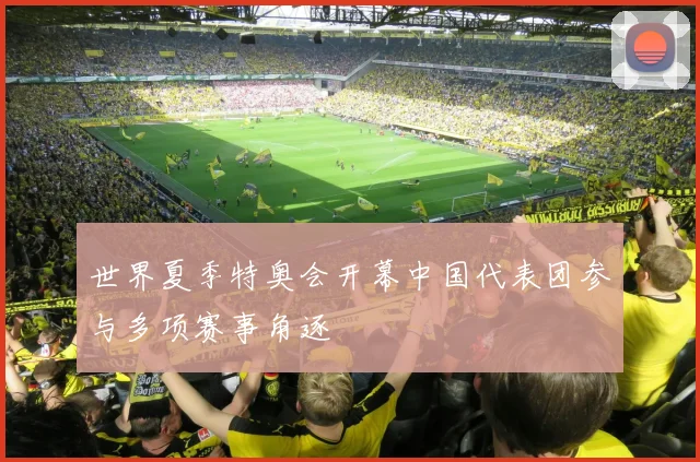 世界夏季特奥会开幕中国代表团参与多项赛事角逐